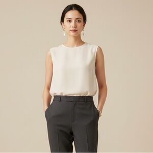 Sportmax Pura Seta Sleeveless Top